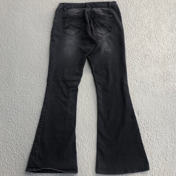 Max Black Modern Boot Cut Jeans w/ Natural Fading - Picture 5 of 5